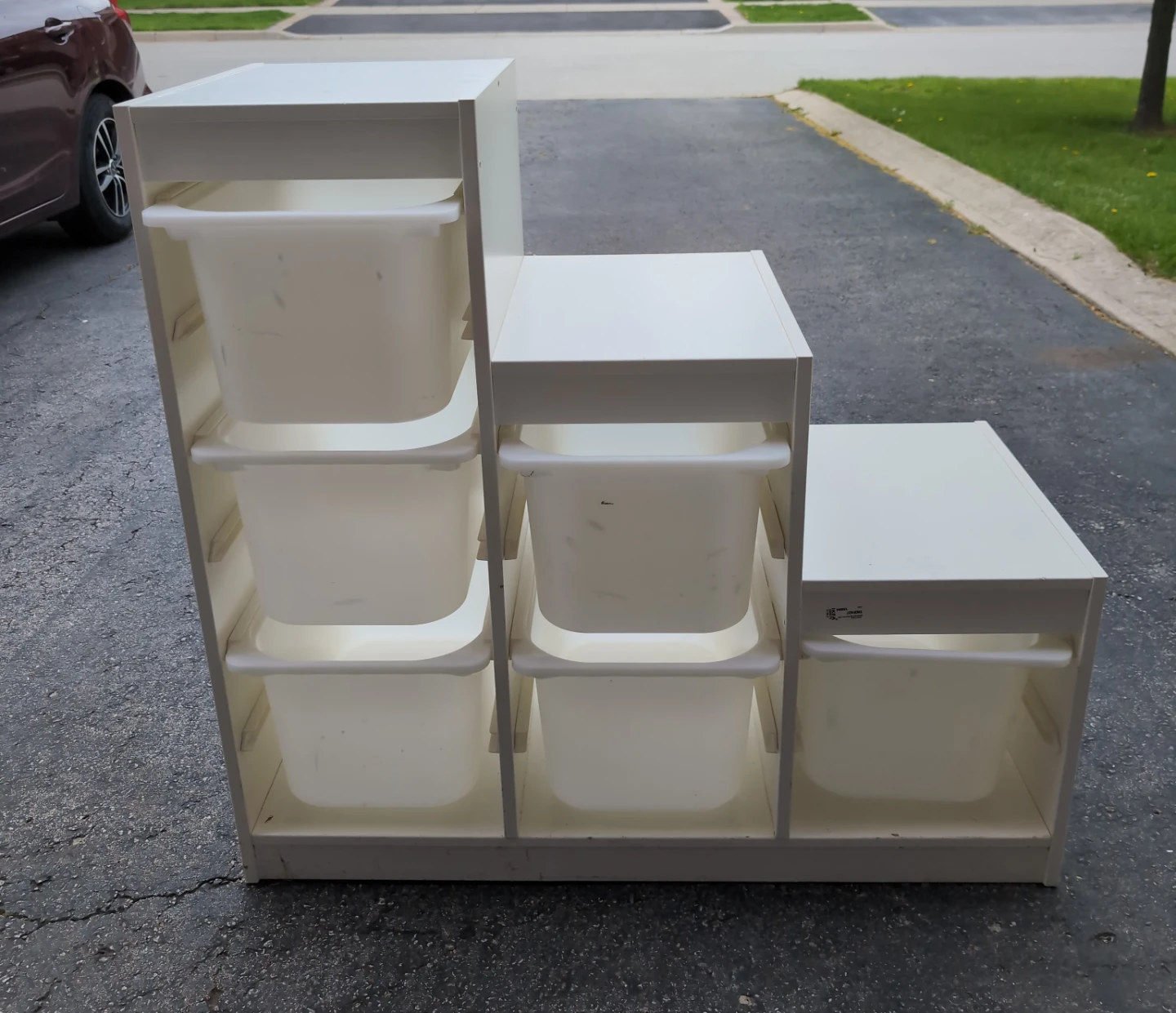 IKEA TROFAST Storage Unit with 6 Bins