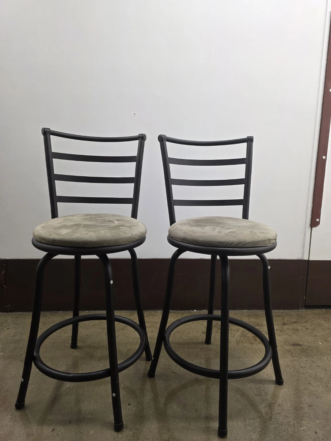 Pair of Swivel Bar Stools (35 each) - photo 2