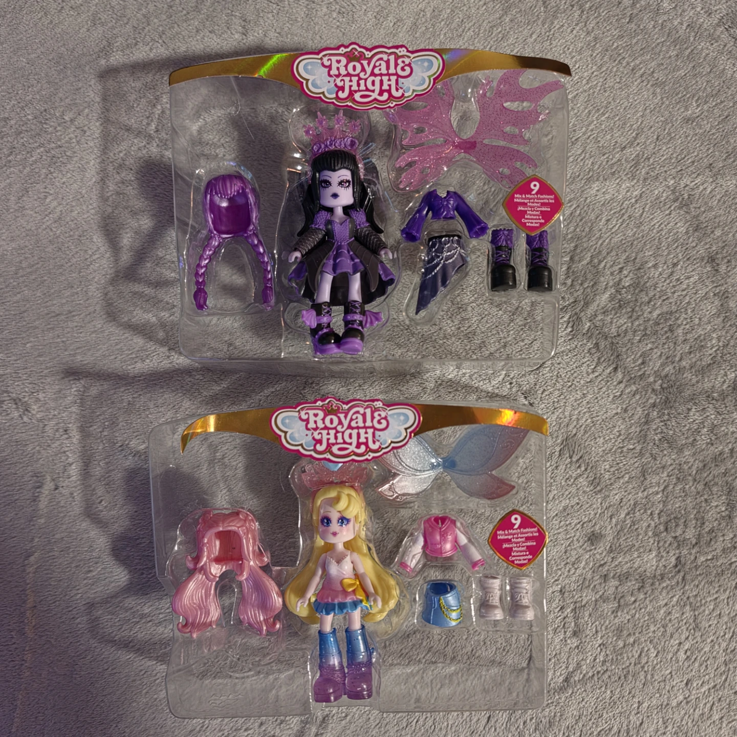 NEW Royale High Dolls - Light Fairy & Dark Fairy