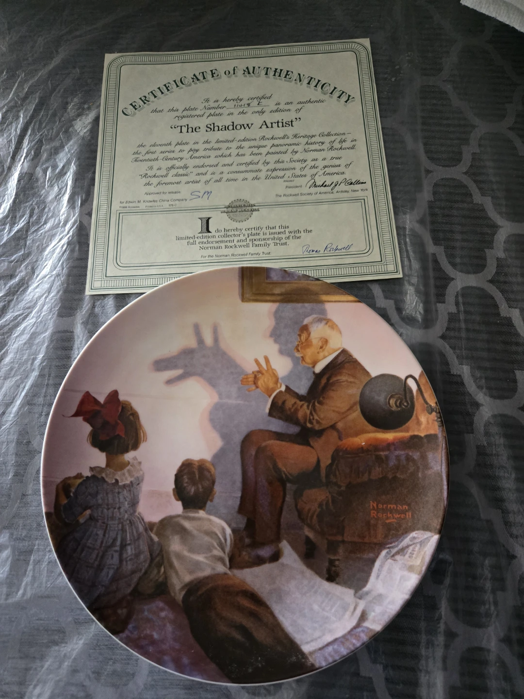 Rockwell Society Rockwell's Heritage collection plates. - photo 5