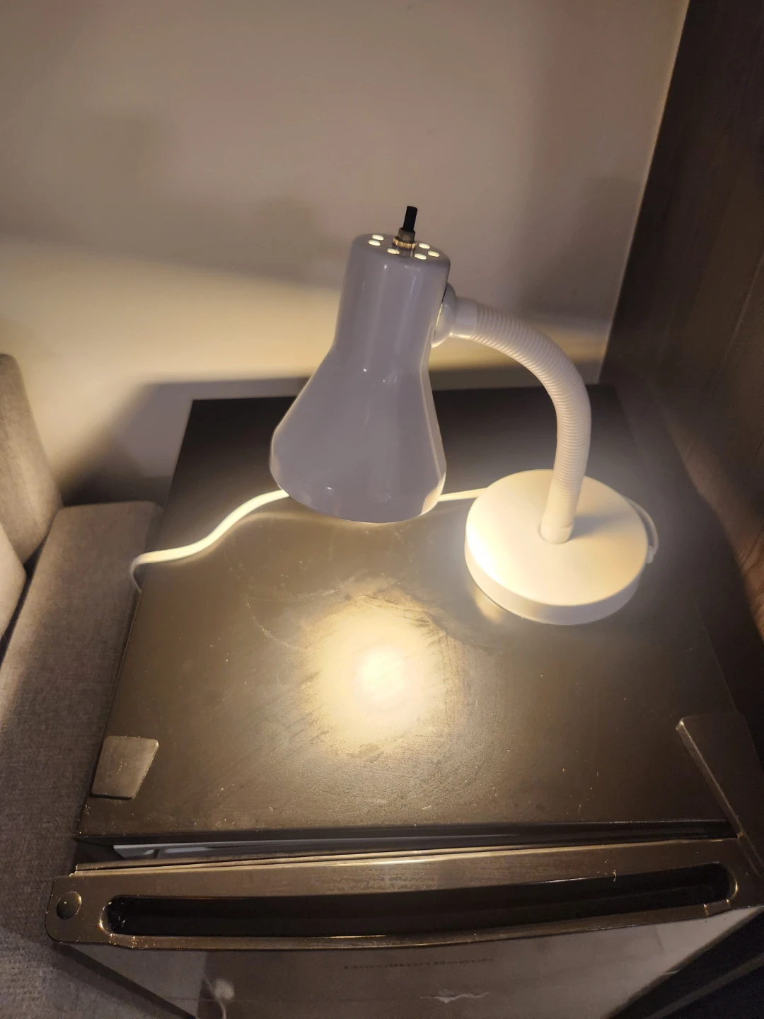 White Gooseneck Desk Lamp