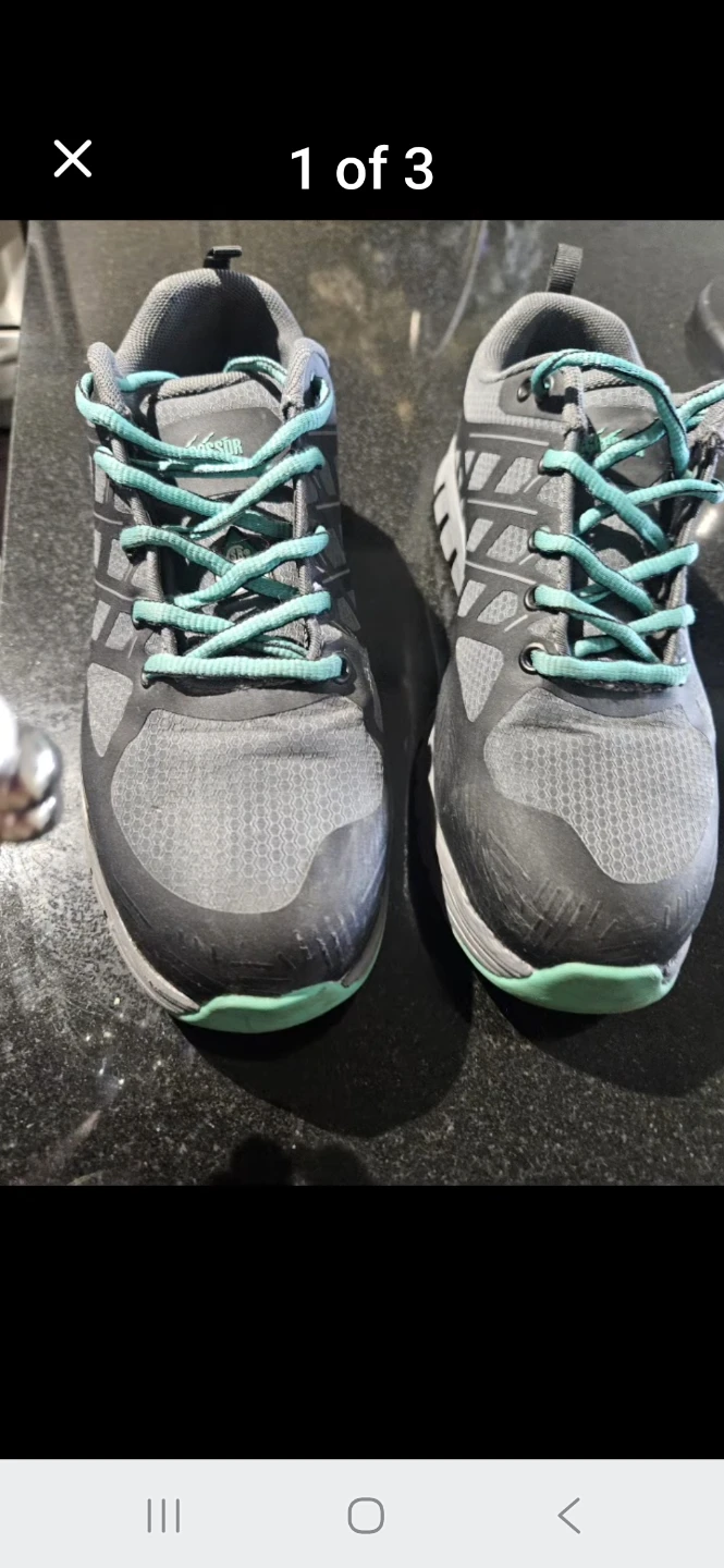 Aggressor Grey Teal Athletic Shoes
