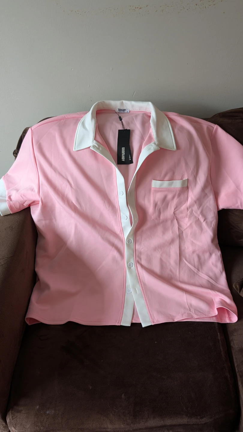 Pink and White Tracksuit Set - photo 2