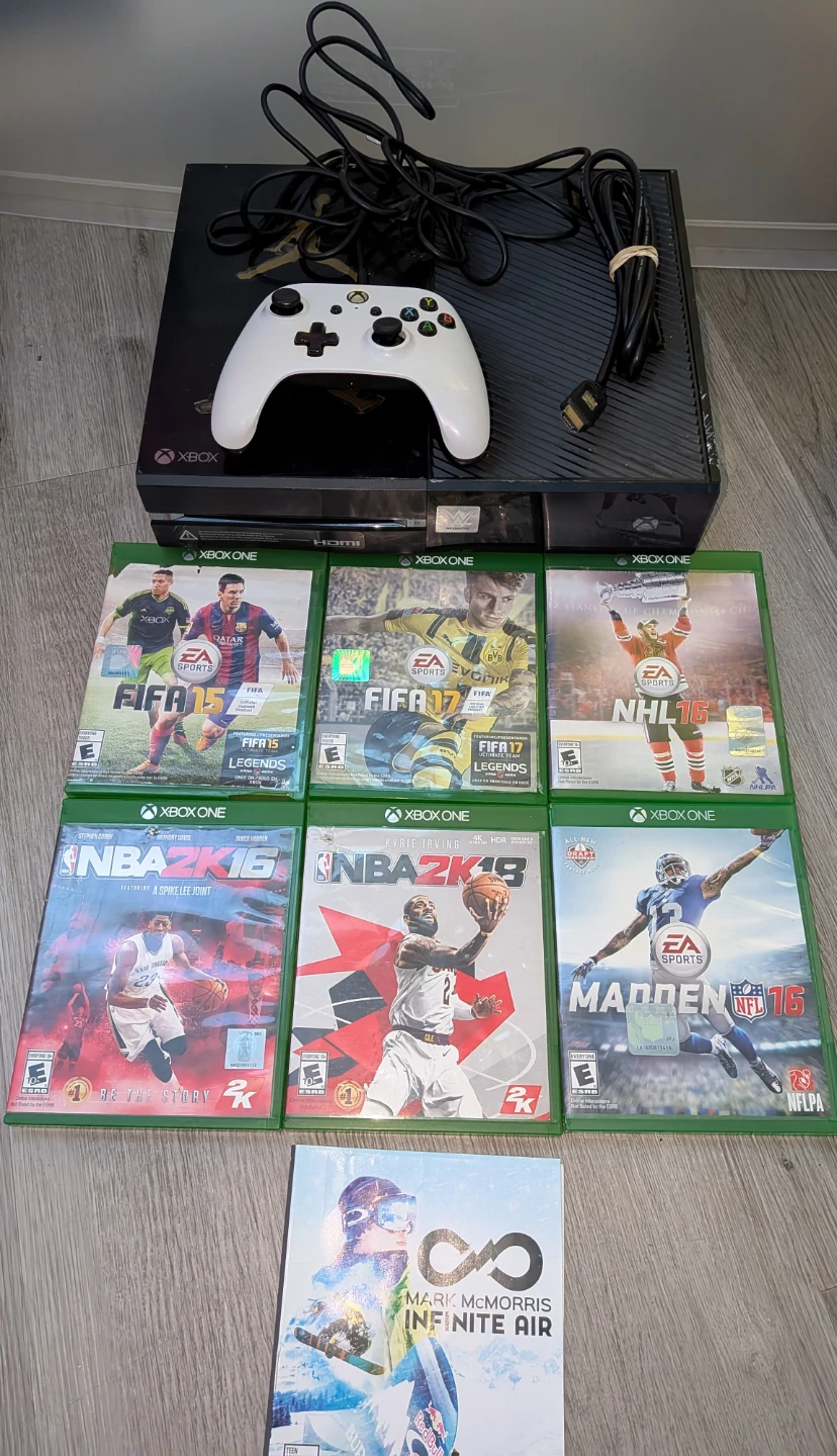 Xbox One Console with Jordan Design and 7 Games