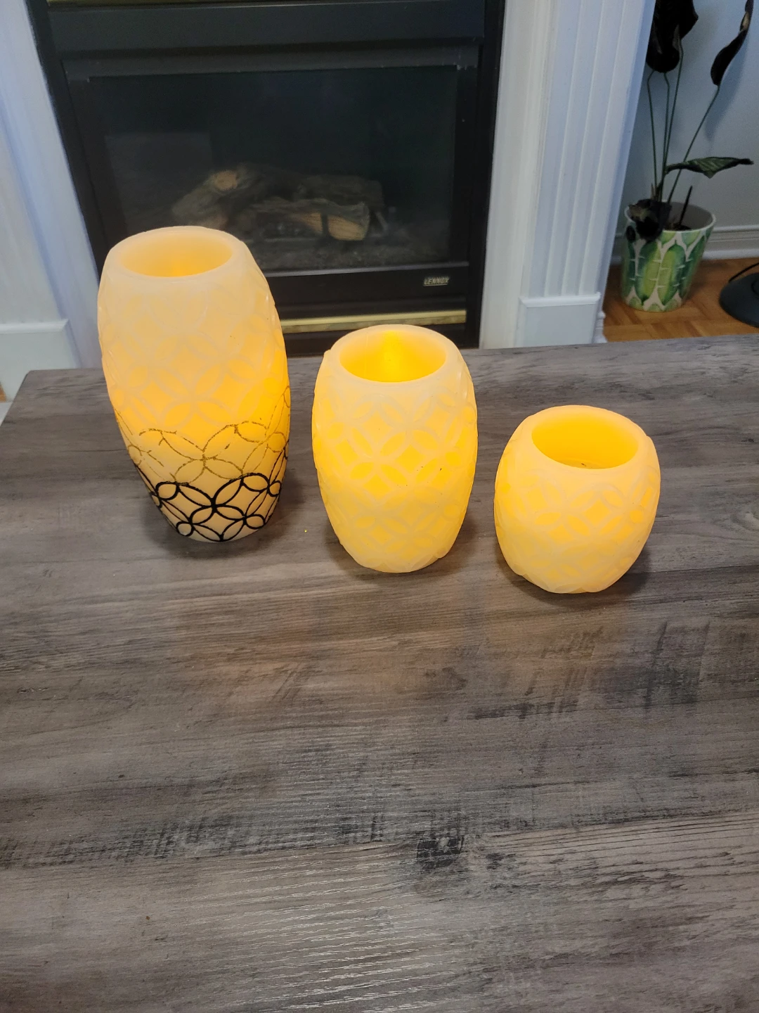 Set of 3 LED Flameless Candles - photo 2