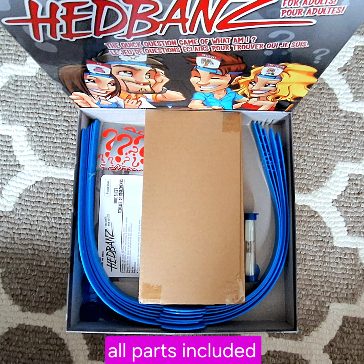 Hedbanz game - like new for adults/teens - photo 5