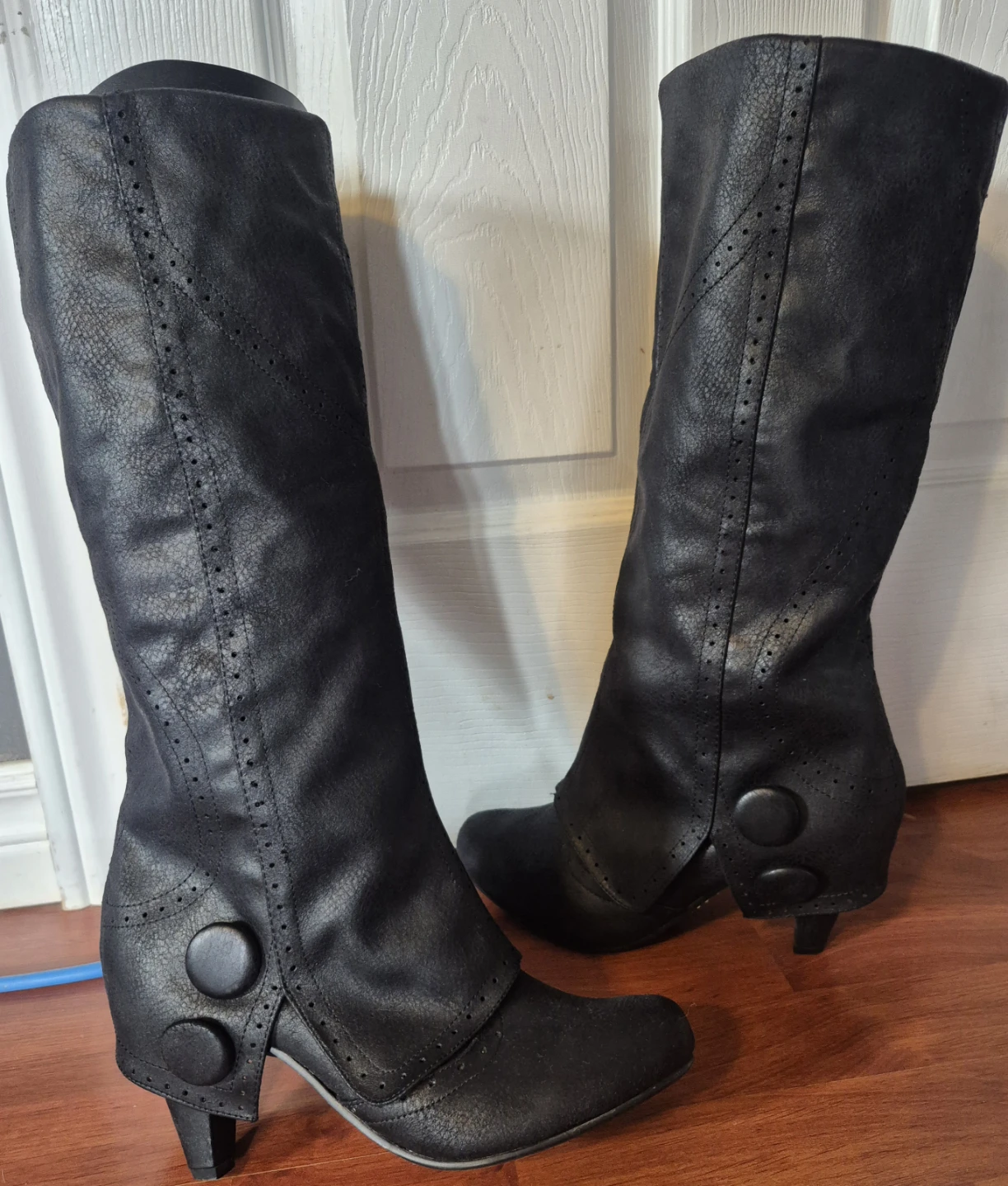 "Not Rated" Black Knee-High Boots Size 10