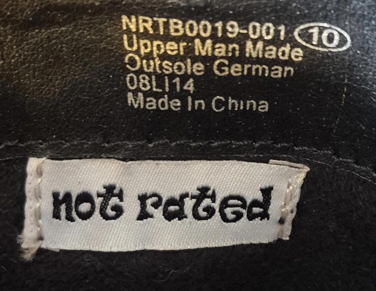 "Not Rated" Black Knee-High Boots Size 10 - photo 3