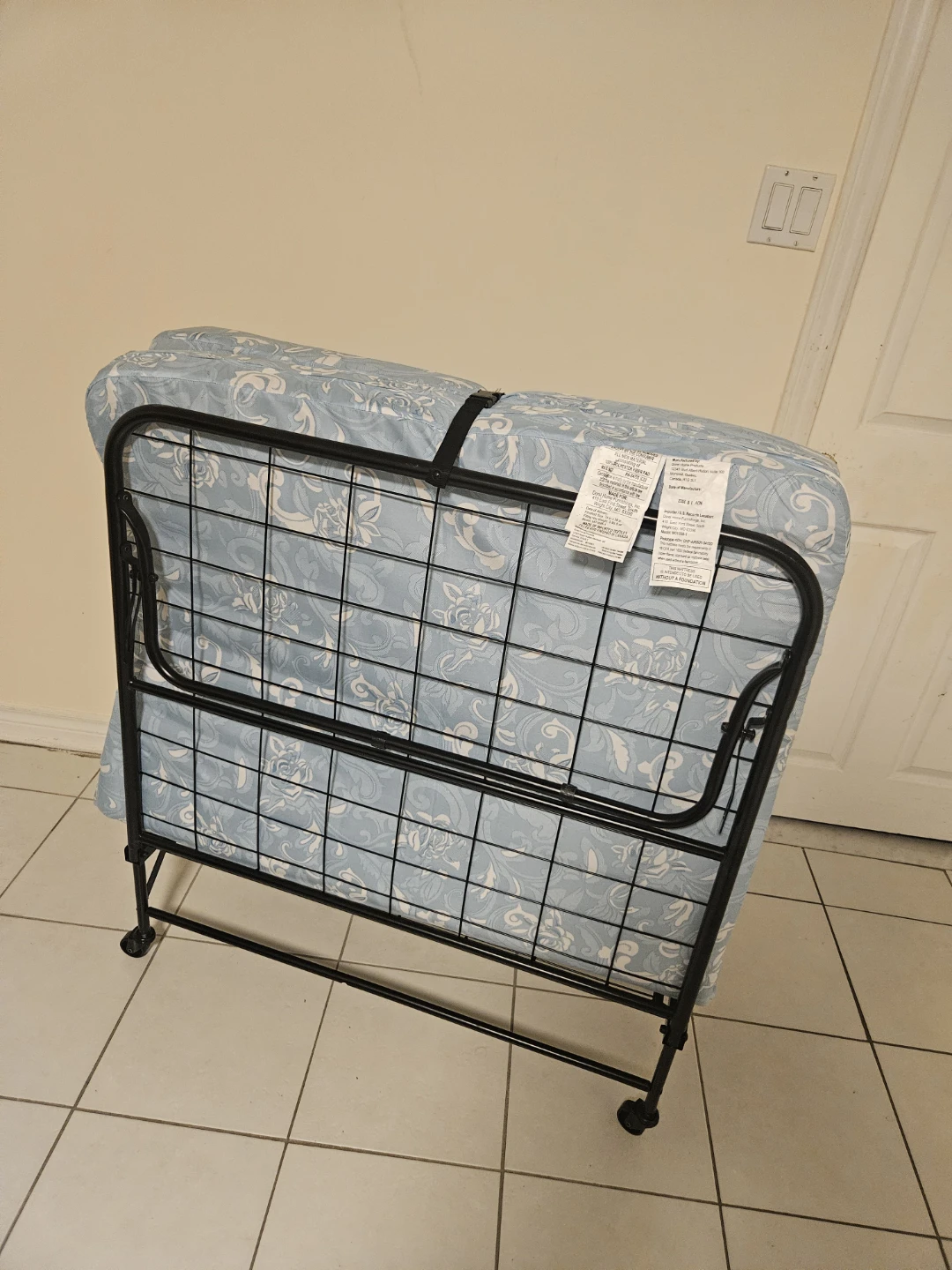 Folding Bed with Mattress