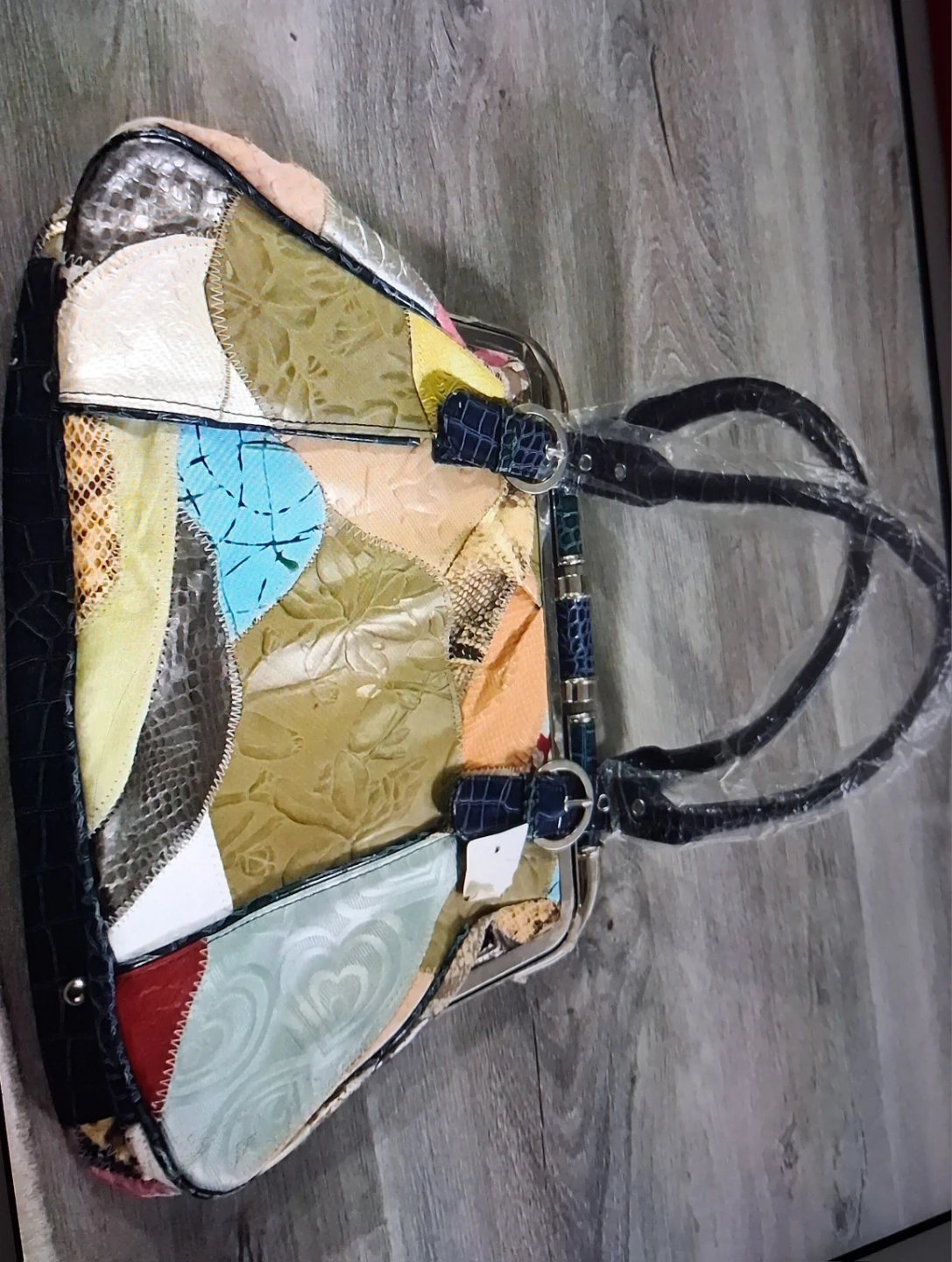 Quilted Patchwork Shoulder Bag