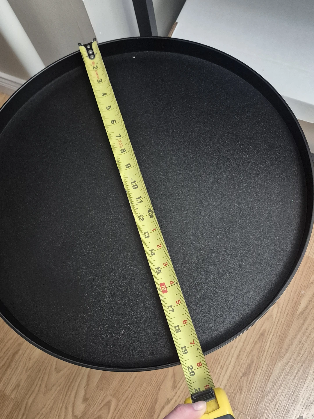 Black Round Side Table - photo 3