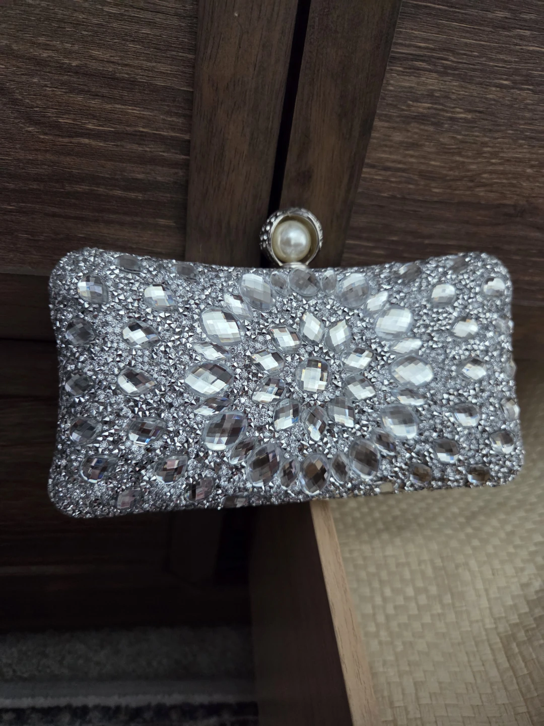 Sparkly Crystal Clutch Purse