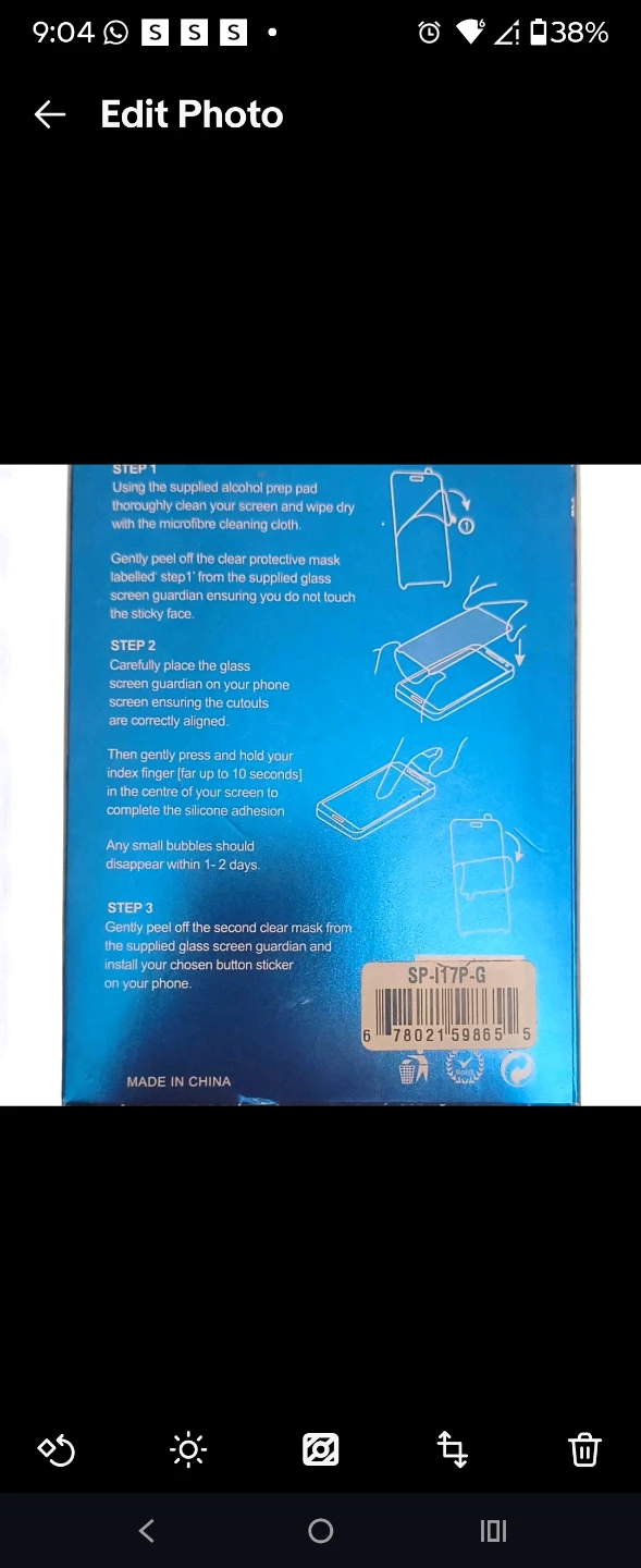 iPhone 17 Pro Tempered Glass Screen Protector - photo 3