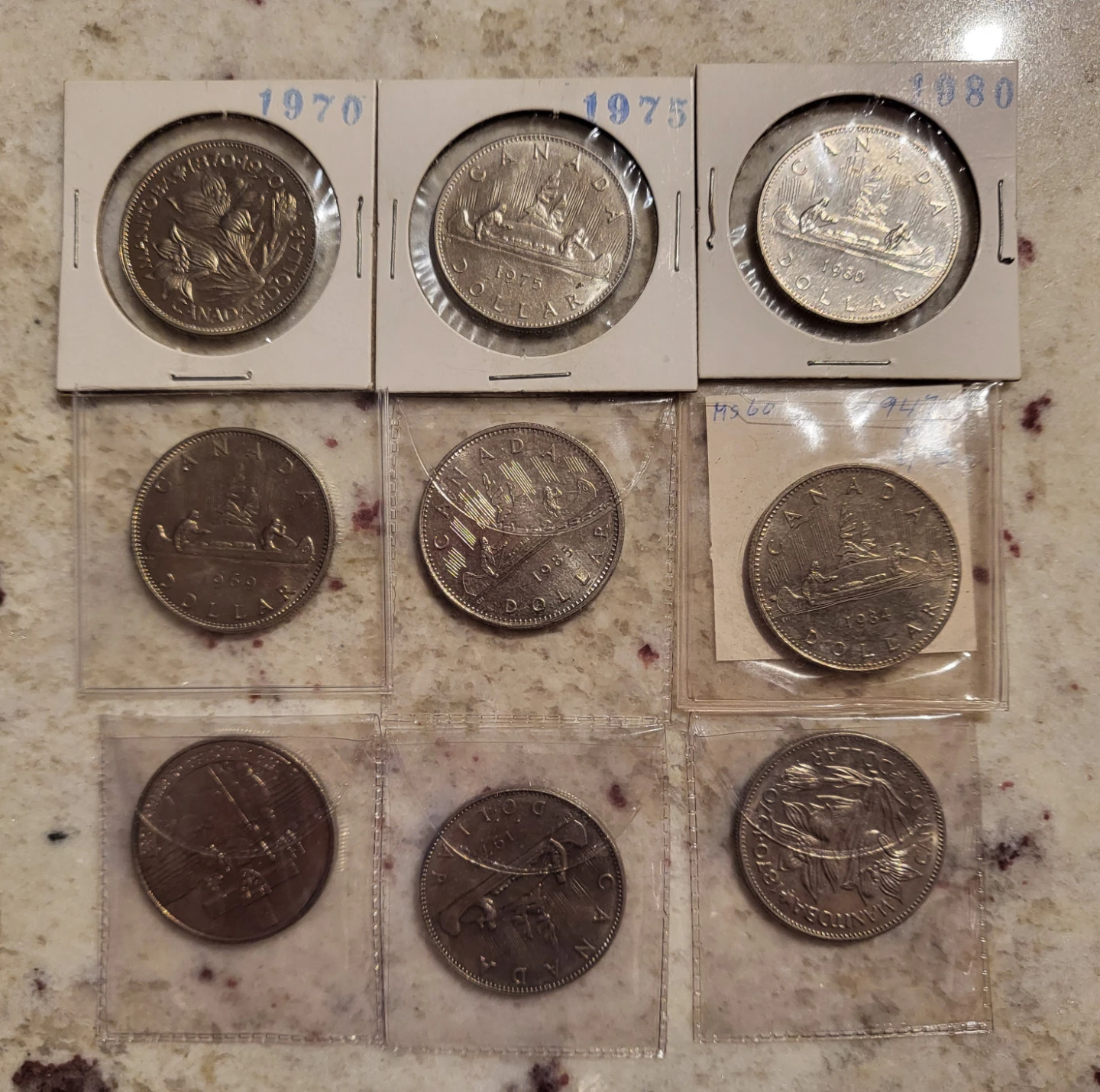 Collection of Canadian Dollars