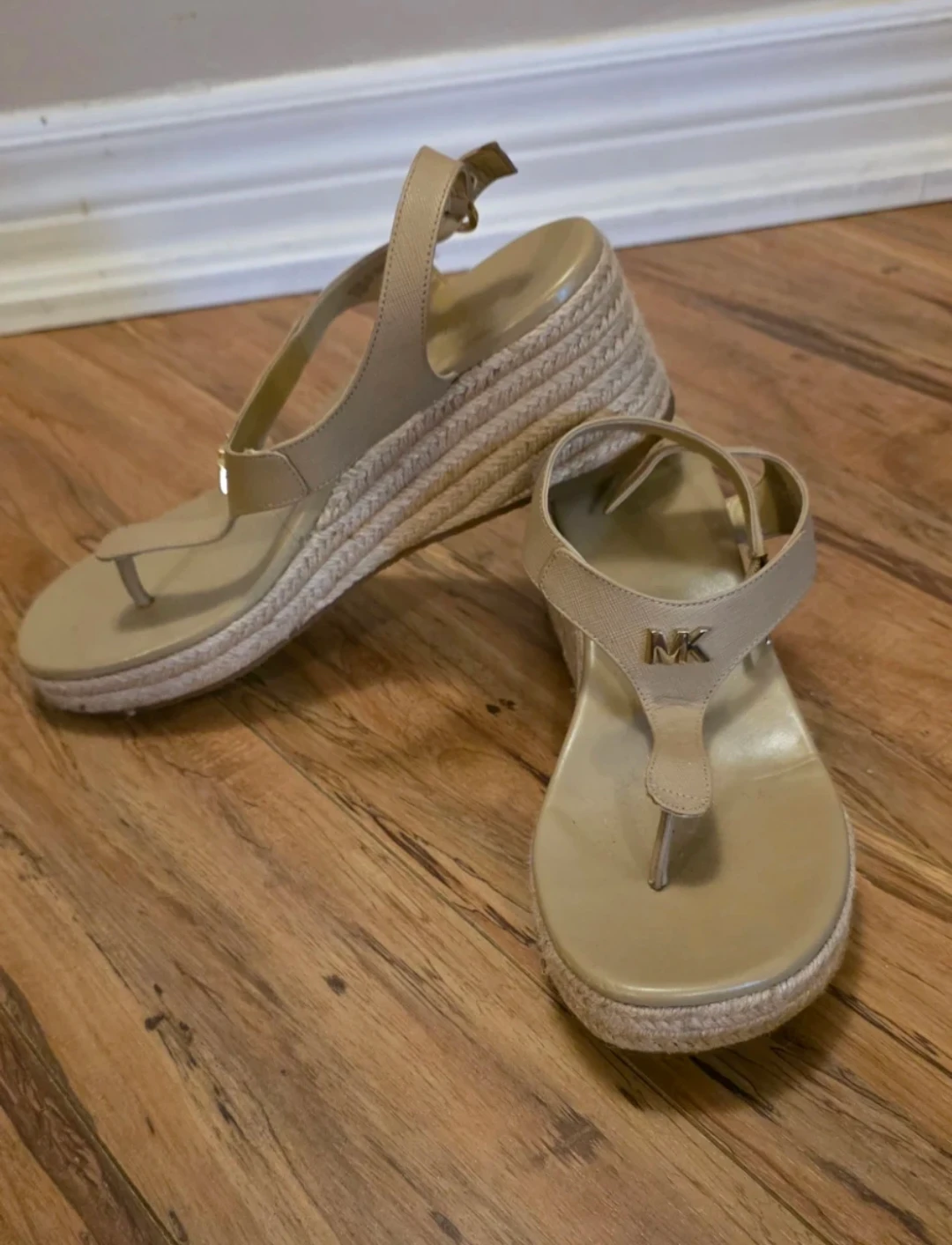 Michael Kors Wedge Espadrille Sandals Size 9.5