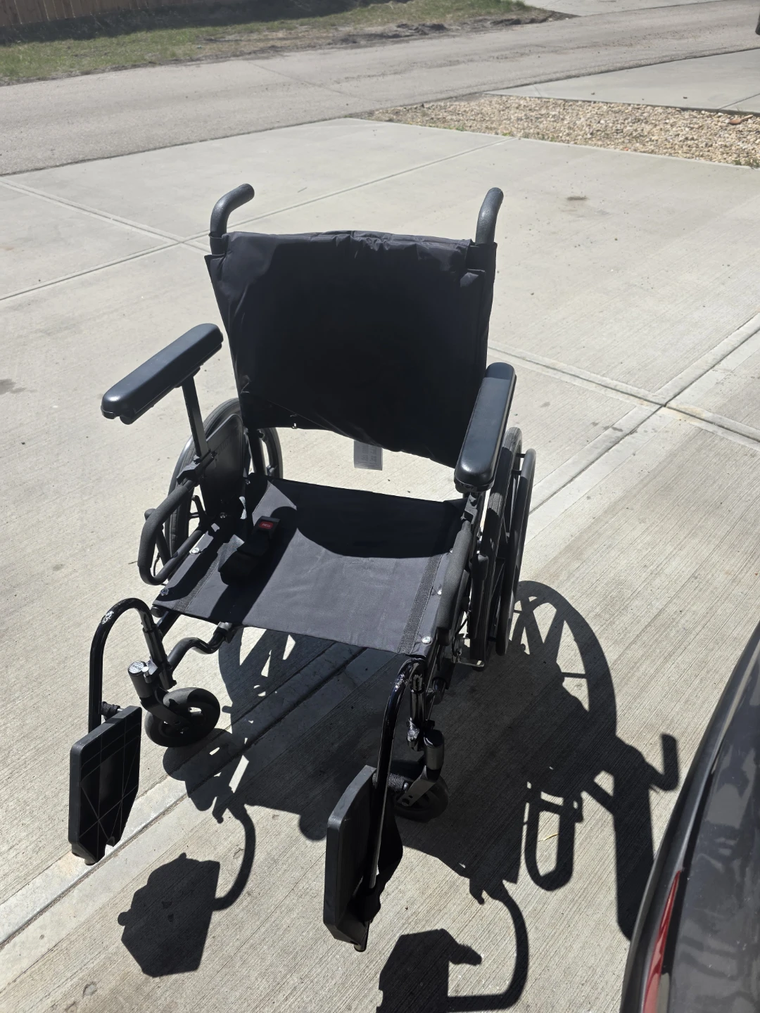 Black Lightweight Wheelchair - photo 2