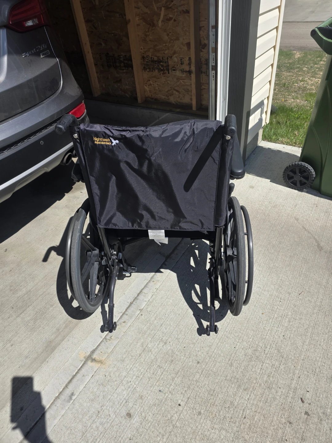Black Lightweight Wheelchair - photo 3