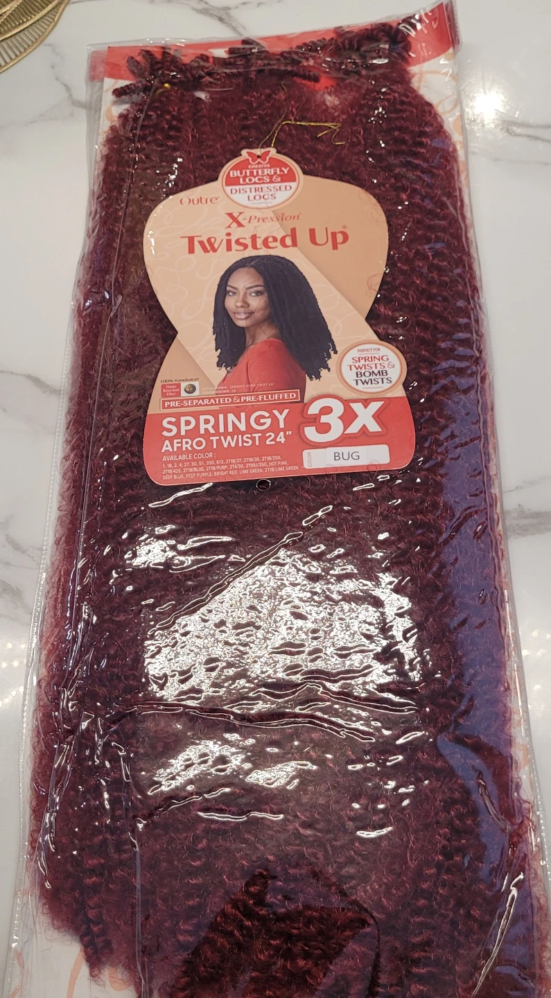 Twisted Up Springy Afro Twist 24" - 3X Bug - photo 2