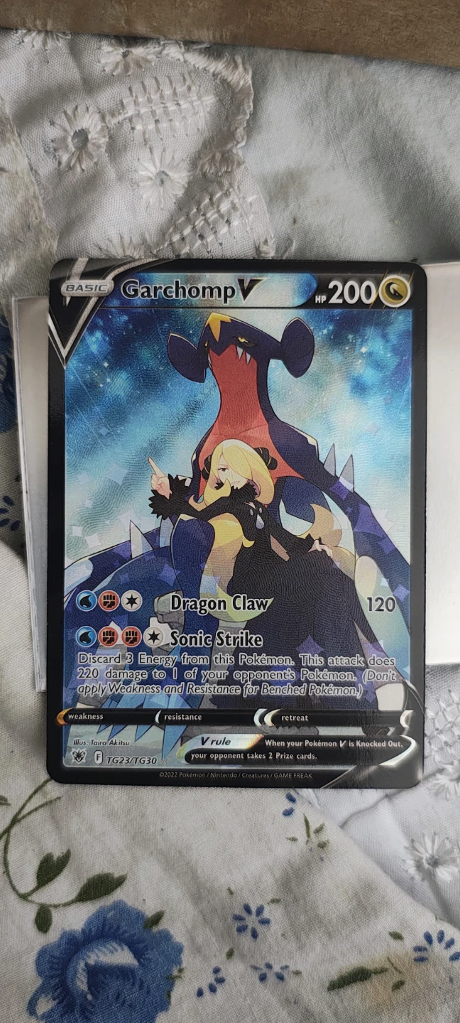 Garchomp V Pokemon Card