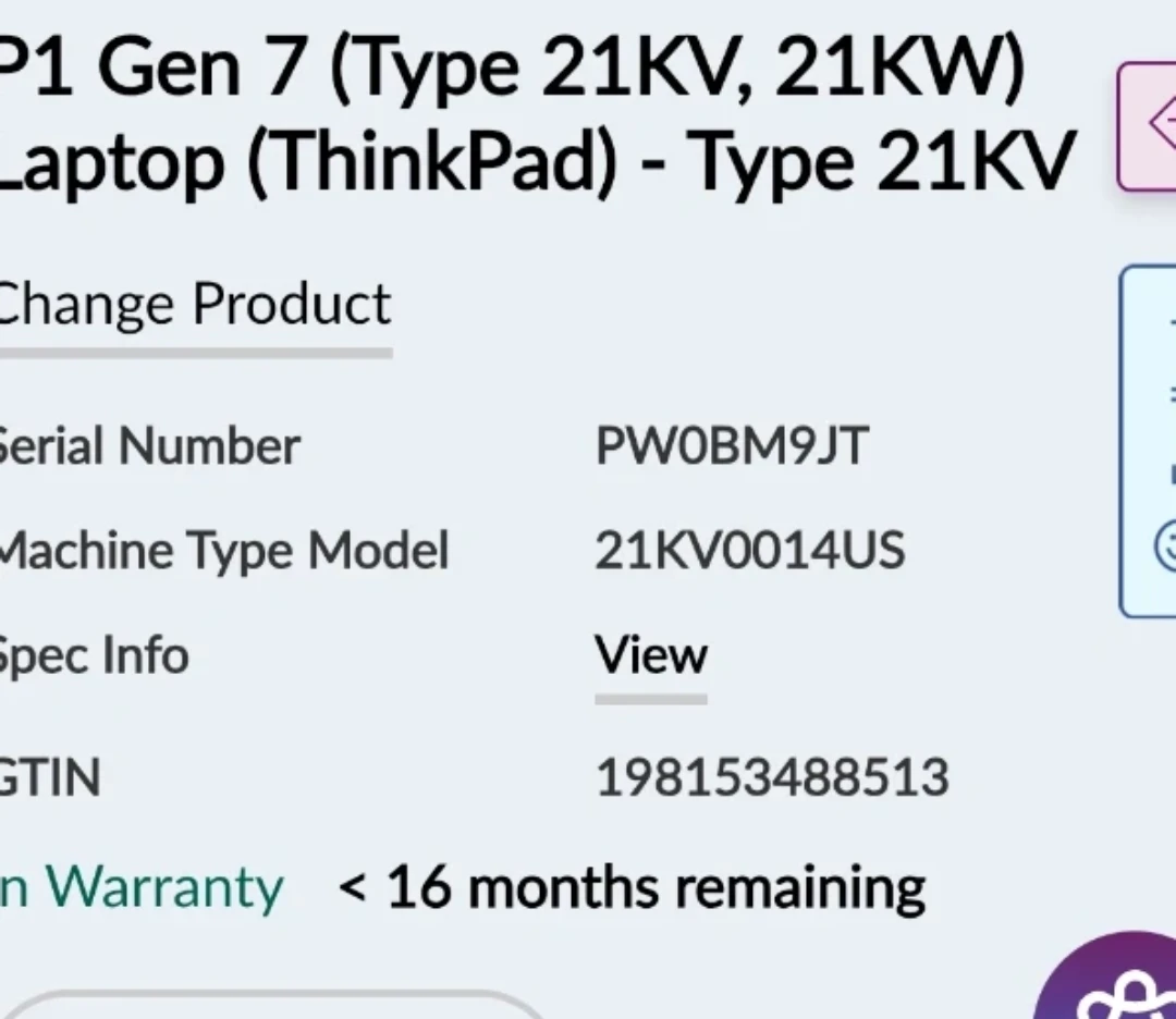Lenovo ThinkPad P1 Gen 7 Laptop - photo 4