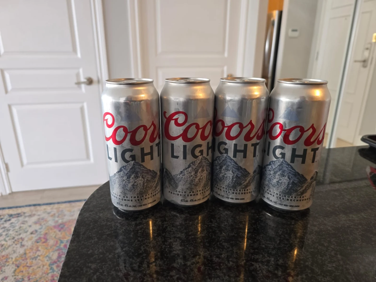 Coors Light Beer - 473ml Cans (4 Pack) - photo 2
