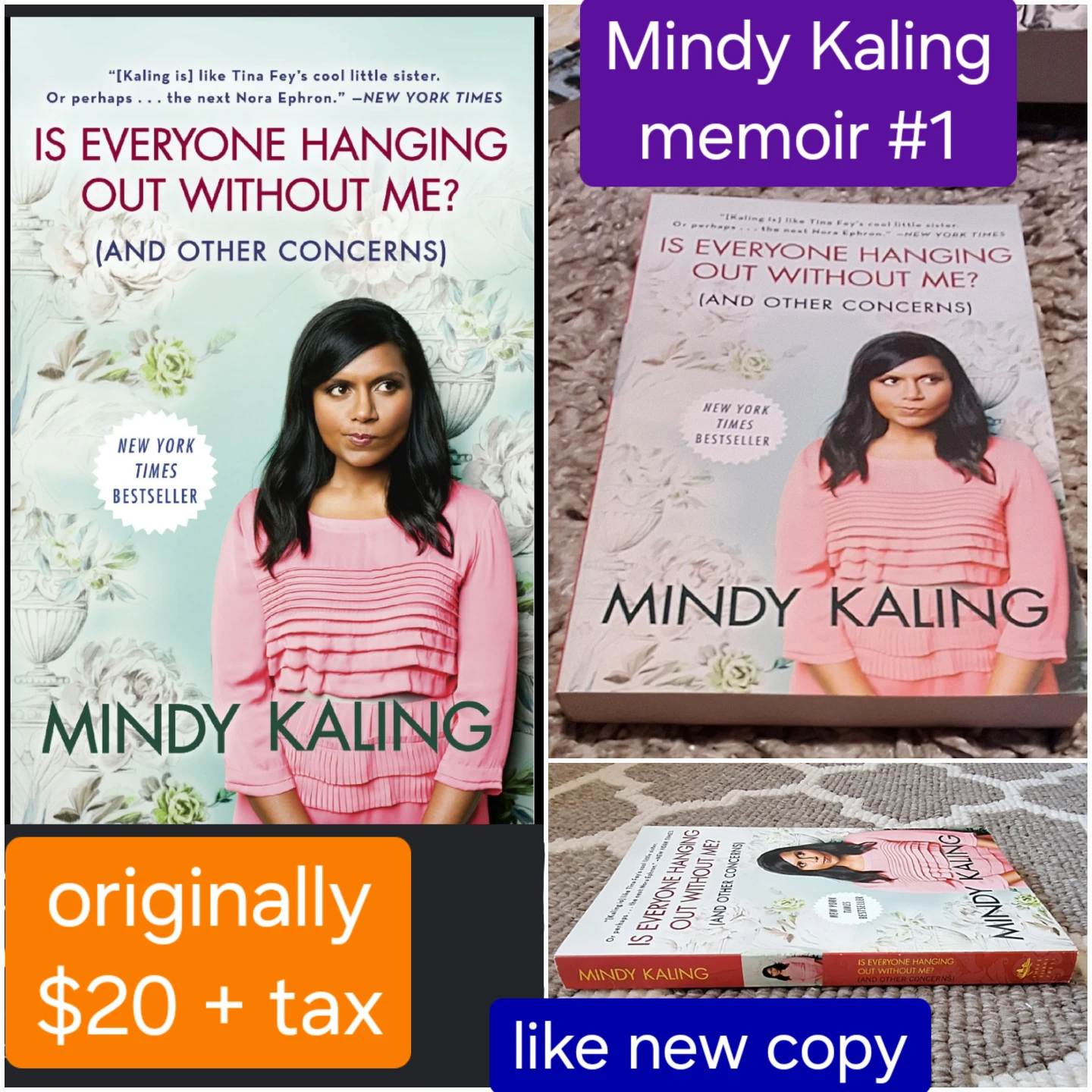 Mindy Kaling memoir 1 - like new book