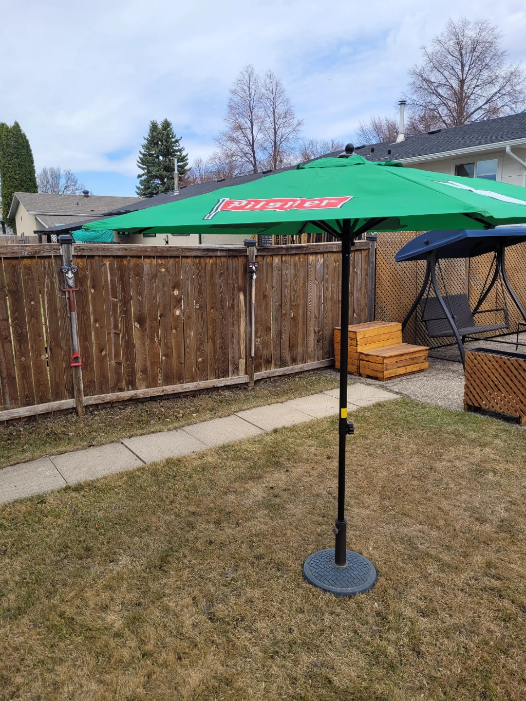 Pilsner Patio Umbrella with Bunny Graphic - photo 4