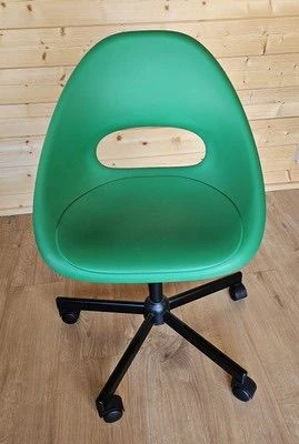 Green Office Chair with Wheels