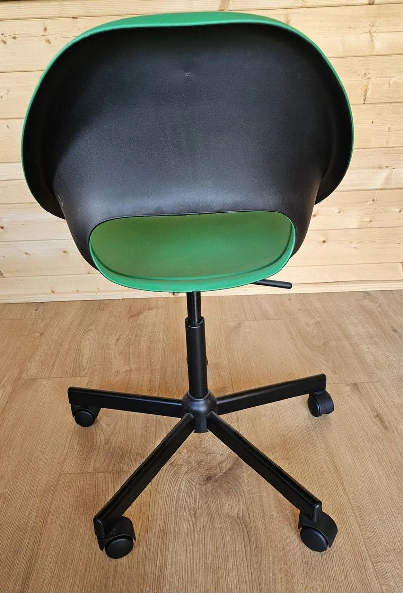 Green Office Chair with Wheels - photo 2