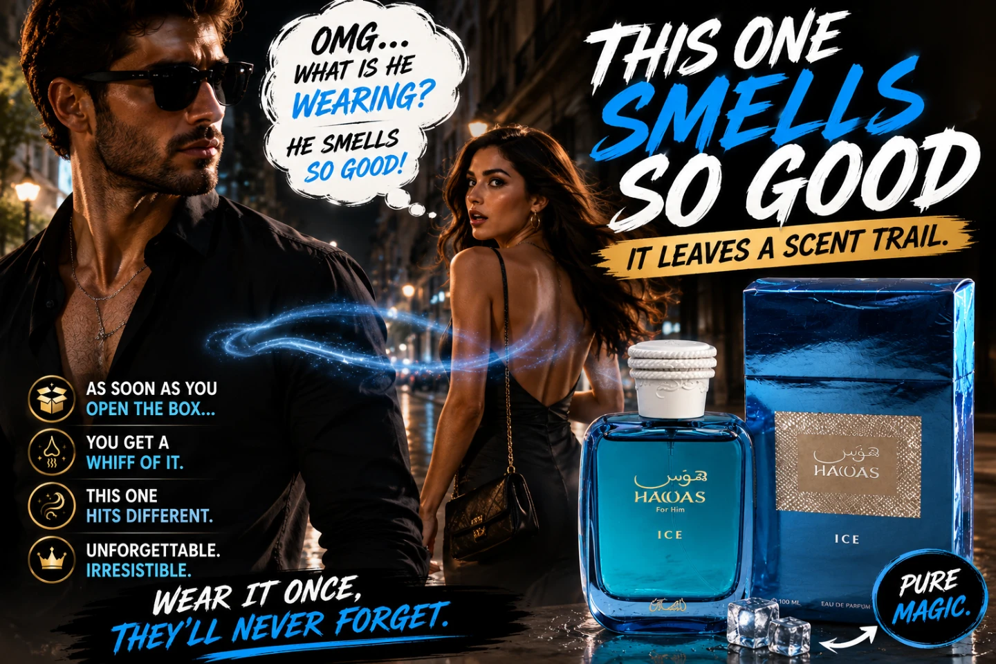 Rasasi Hawas Ice Eau de Parfum for Him 100ml