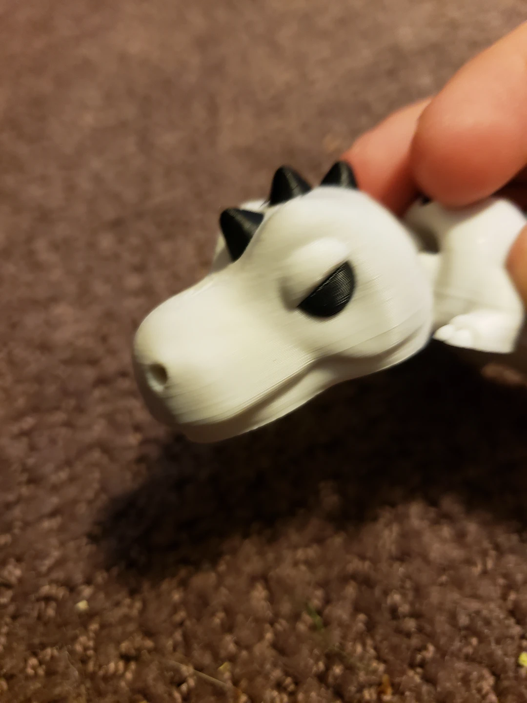 3D Printed flexy dino Toy - photo 2