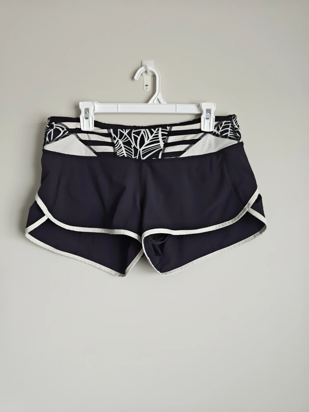 Lululemon Athletic Shorts Black White Trim