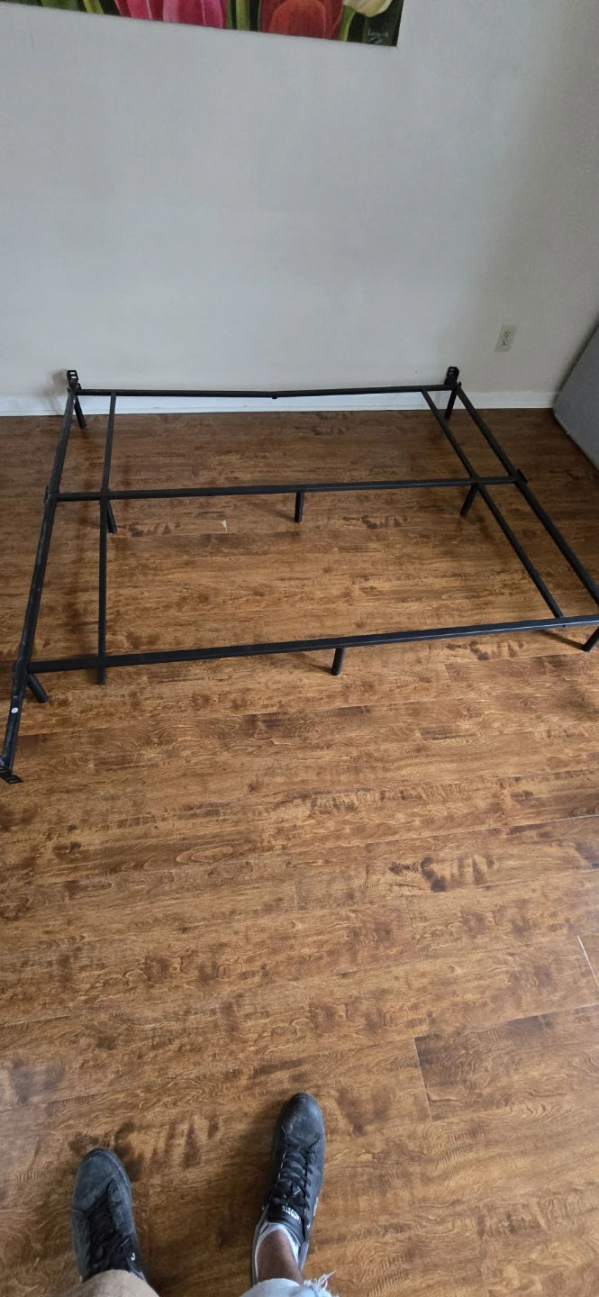 Metal king Bed Frame and Box Spring - photo 2