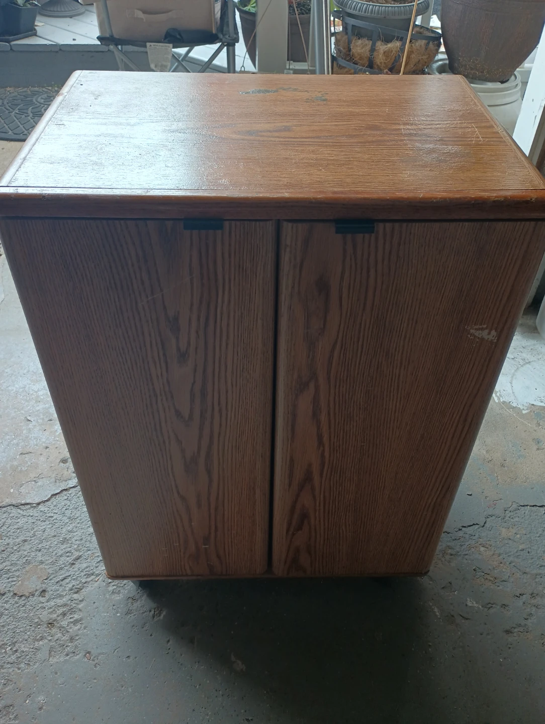 Wooden Cabinet with Doors