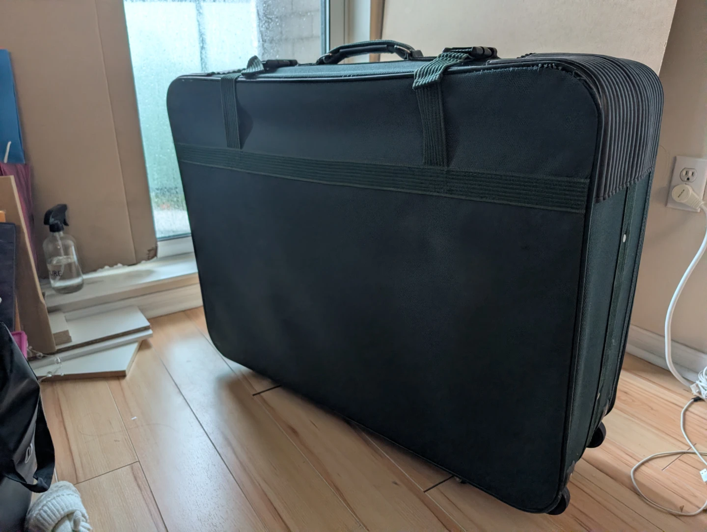 Dark Green Softside Suitcase