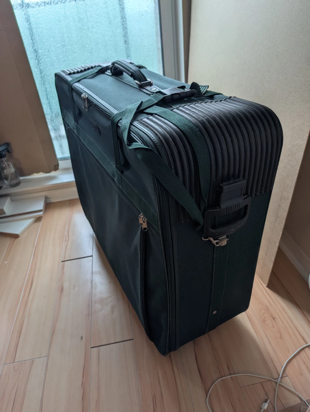 Dark Green Softside Suitcase - photo 4