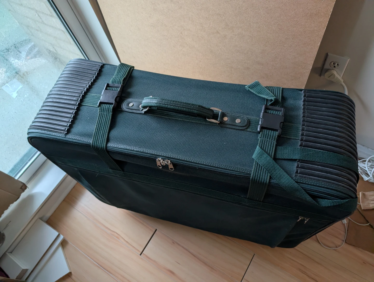 Dark Green Softside Suitcase - photo 5