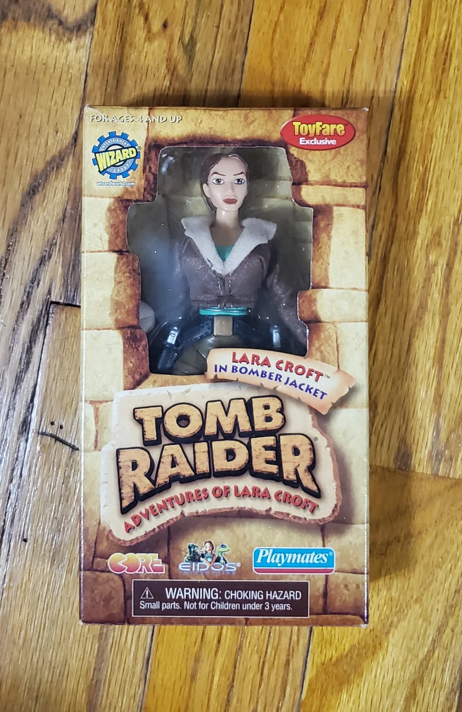 Tomb Raider Lara Croft Action Figure in Bomber Jacket
