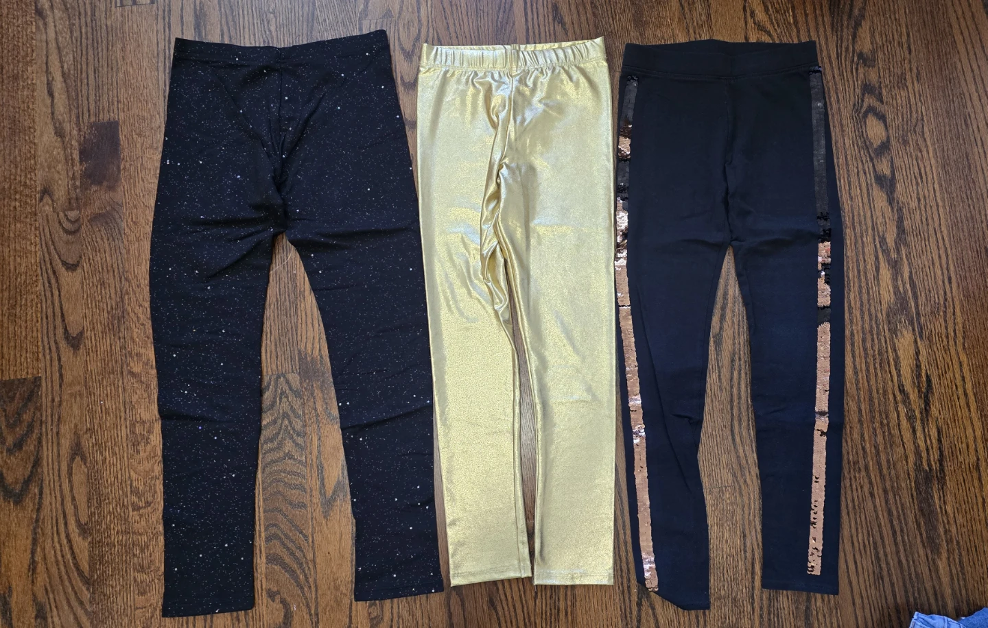 3 Girls' Leggings Bundle (H&M, George) 10years