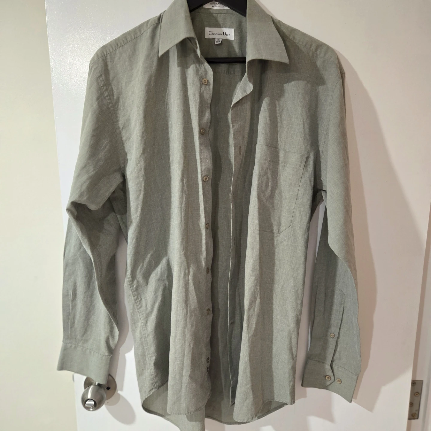 Christian Dior Vintage  Button-Up Shirt - Size 15