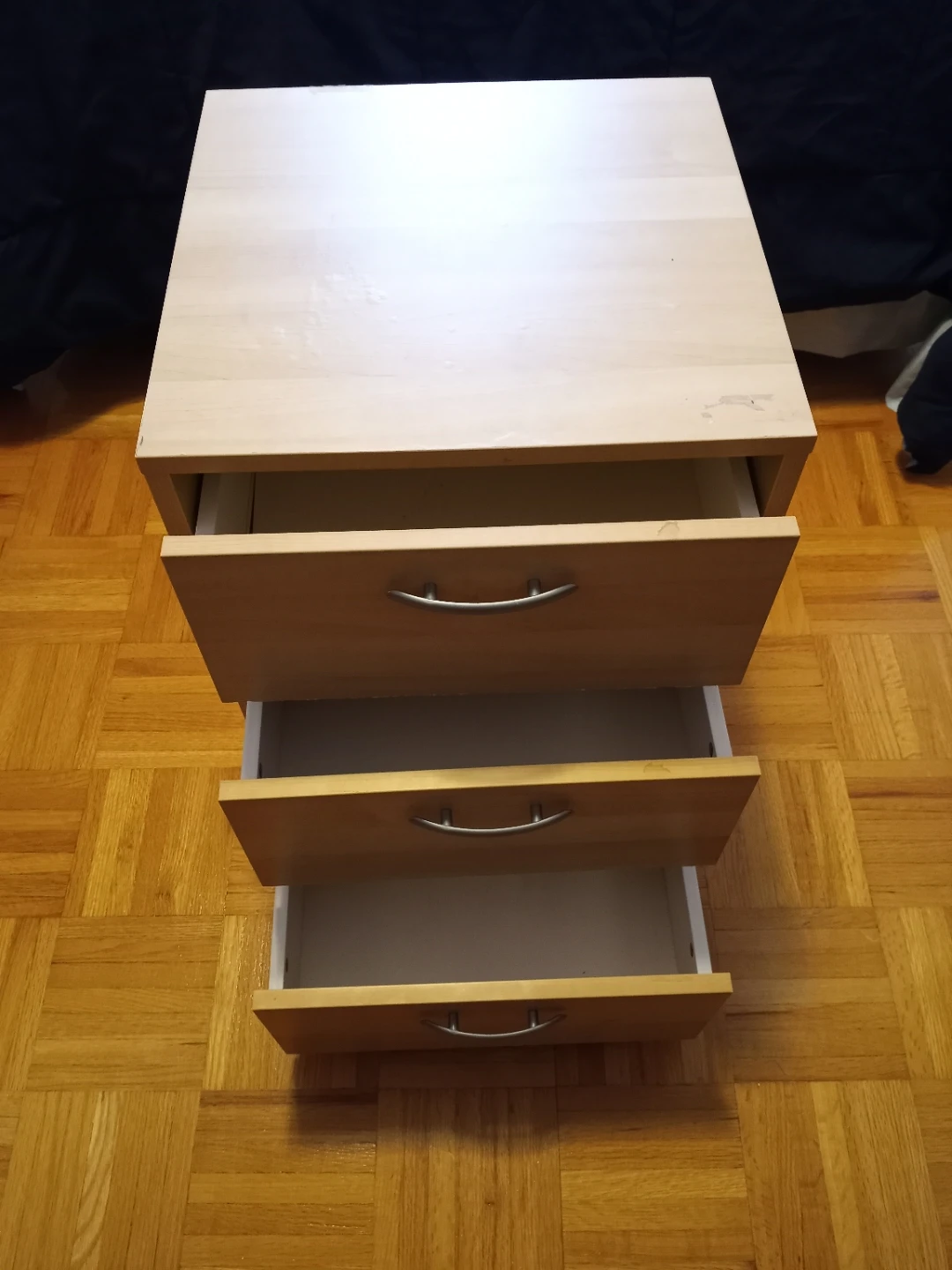 Light Wood 3-Drawer Cabinet - photo 2