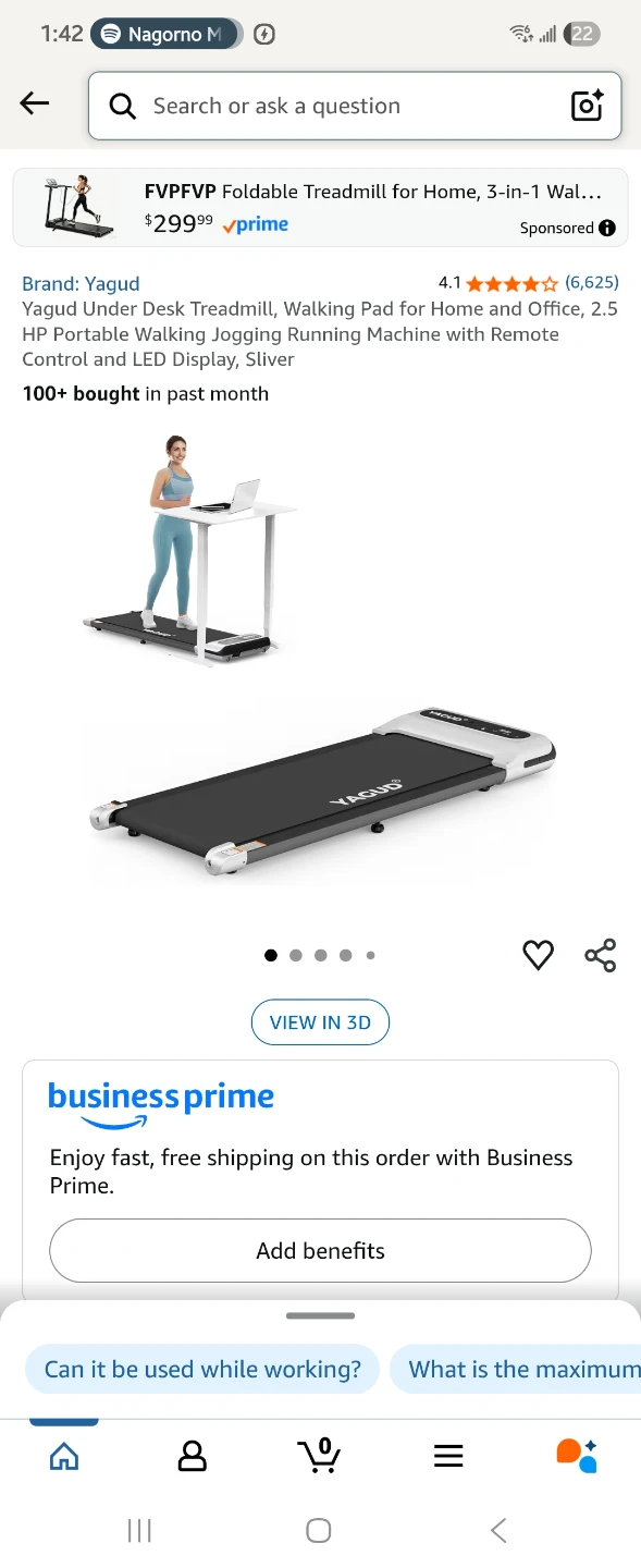 Yagud Under Desk Treadmill Walking Pad - photo 2