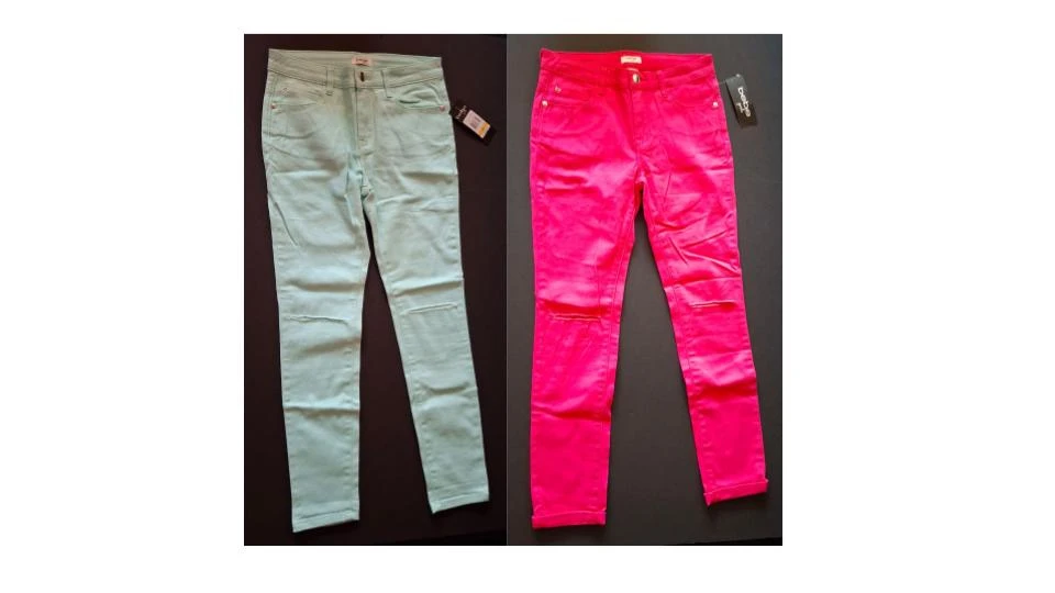 NEW Bebe girls 2 jeans - size 14