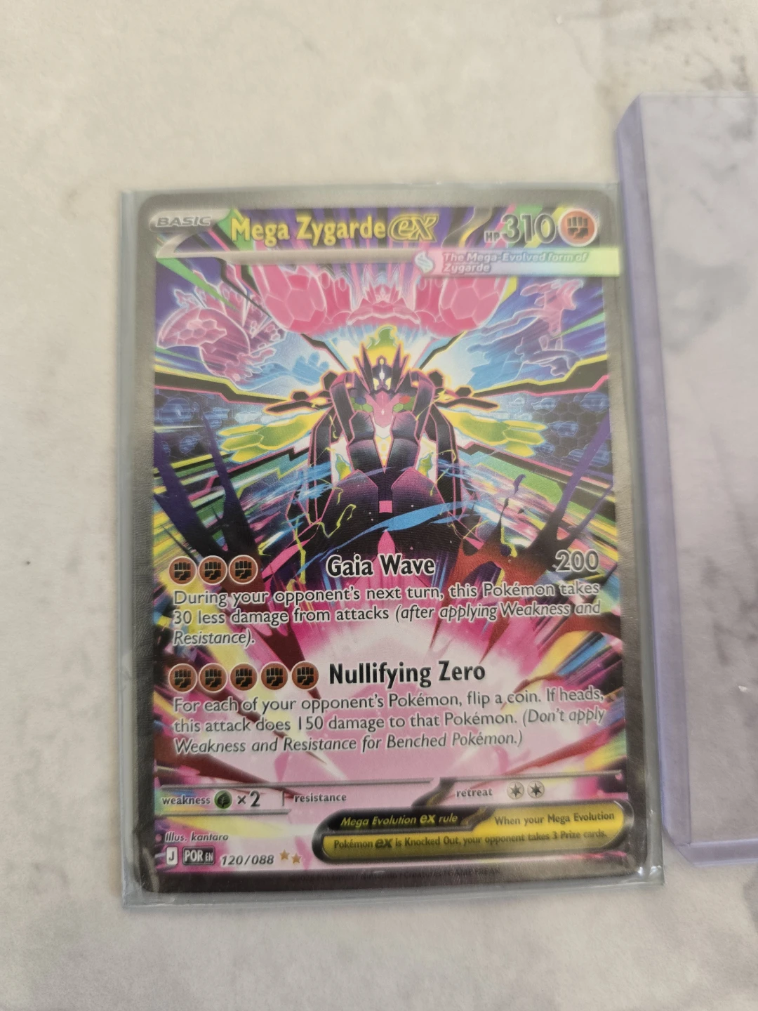 Mega Zygarde EX Pokémon Card 120/088