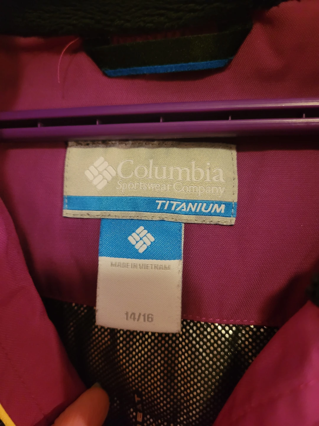 Columbia Titanium Purple Ski Jacket - Size 14/16 - photo 2