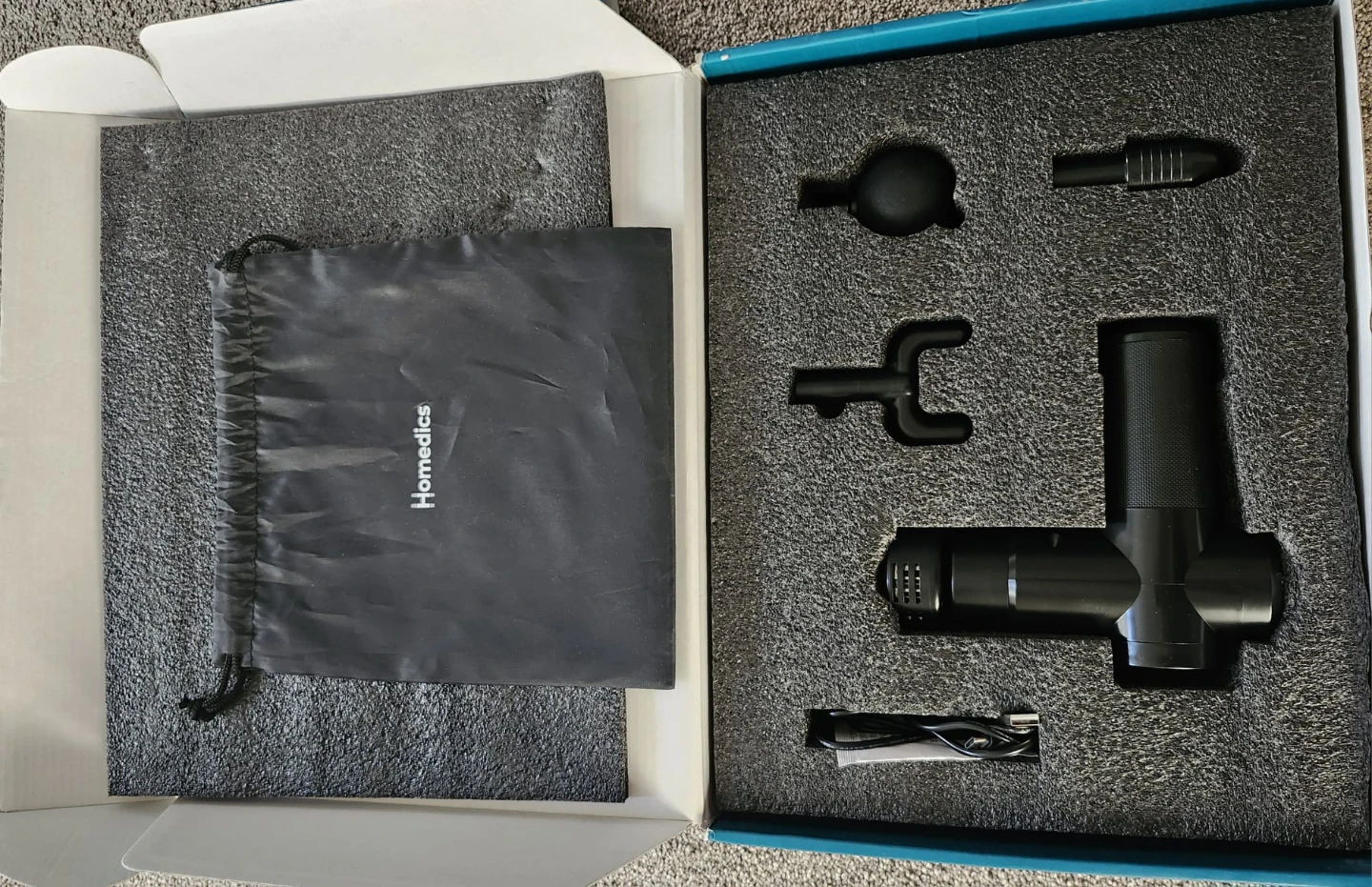 HoMedics Compact Hot & Cold Massager with 4 Attachments - photo 2