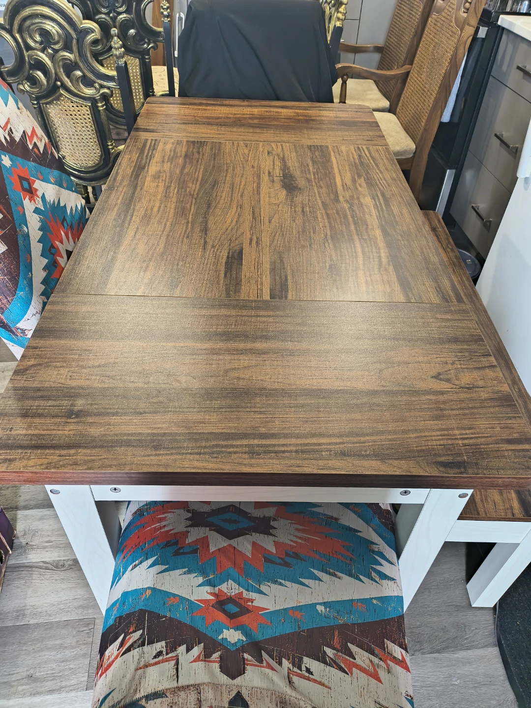 Dining Table with 2 Benches - photo 5