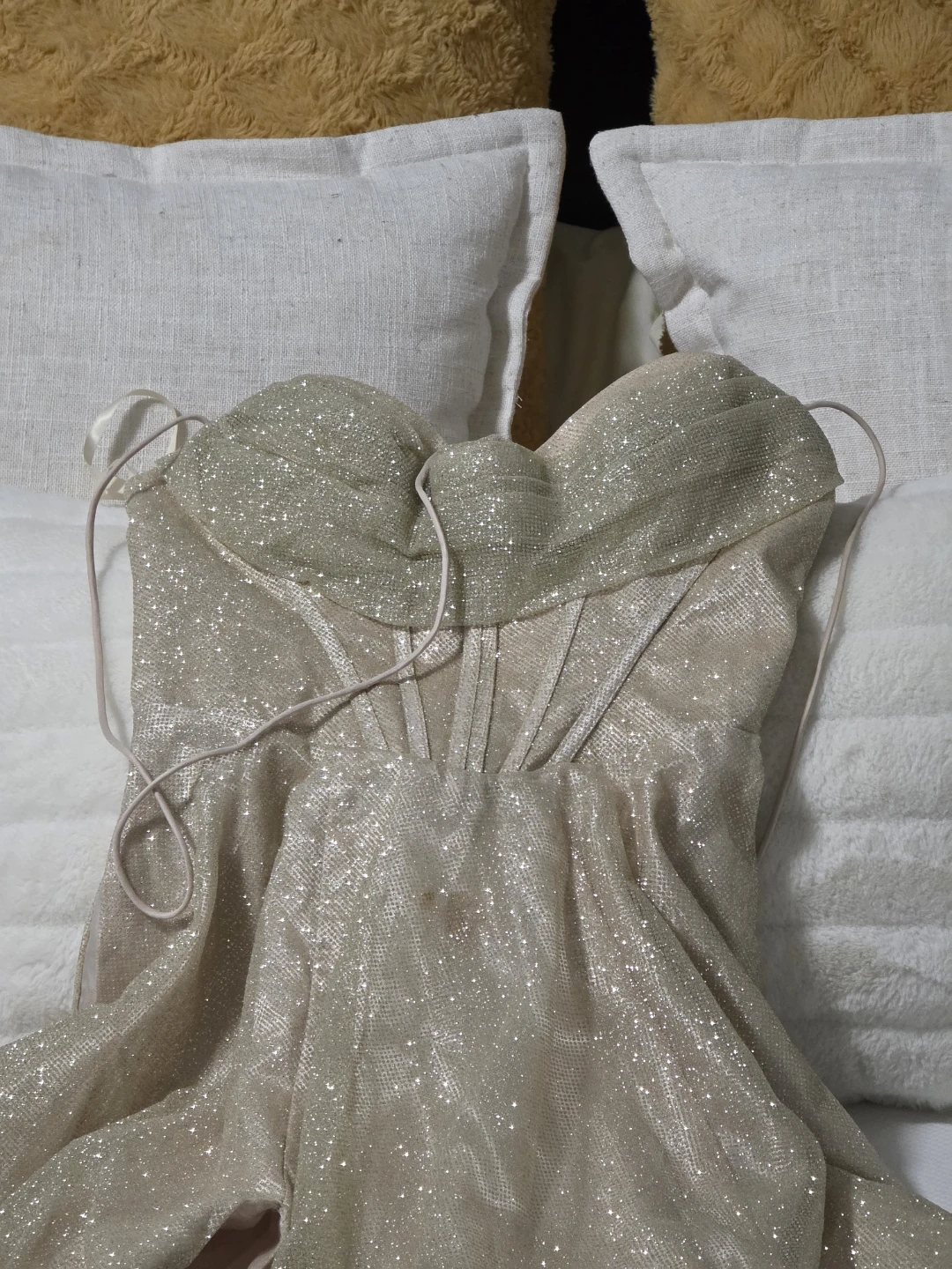 Sparkly Strapless Gown - photo 2