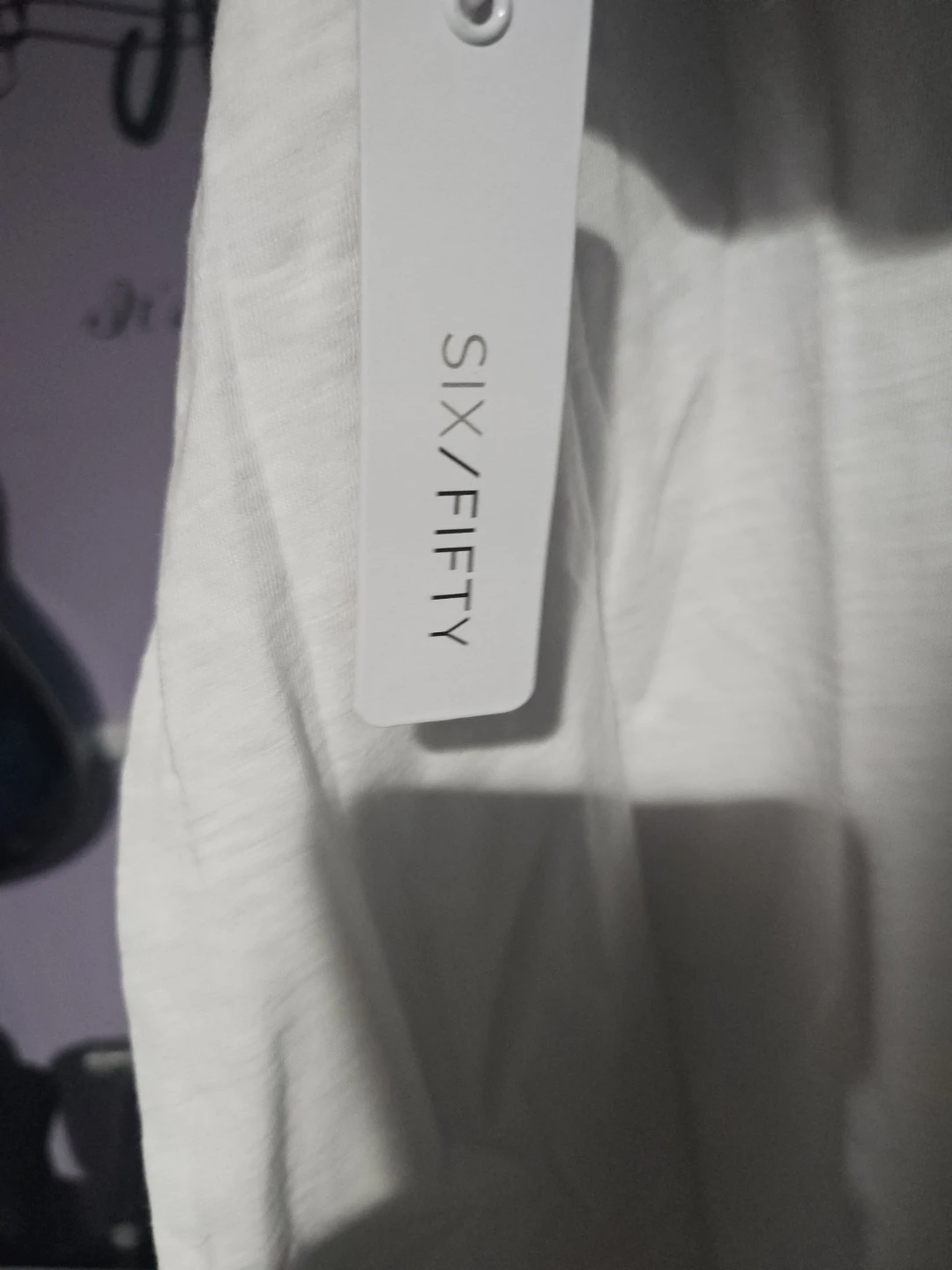 SIX / FIFTY White Ruched T-Shirt Dress - photo 5