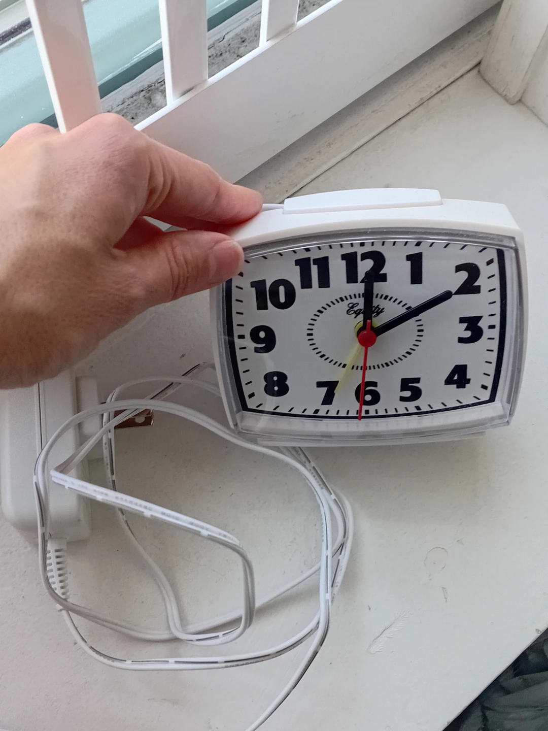 Equity Analog Alarm Clock with Power Cord